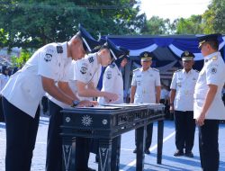 Dari Tempaan Baret ke Ikrar Pengabdian: 12 ASN Baru Rutan Gresik Resmi Mengemban Amanah Negara, Siap Menjadi Pilar Transformasi Pemasyarakatan Modern