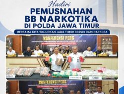 GIAN Jatim Apresiasi Polda Jatim: Ribuan Jaringan Narkoba Dihancurkan, 2,79 Juta Jiwa Berhasil Diselamatkan dari Ancaman Gelap