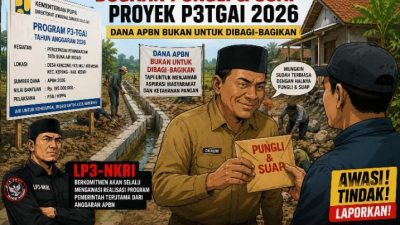 P3-TGAI 2026 di Kepung Diterpa Isu Dugaan Pungli dan Suap, LP3-NKRI Dorong Transparansi Total serta Pengawasan Menyeluruh Demi Menjaga Marwah APBN