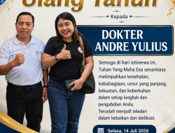 Mengukir Jejak Pengabdian, Menebar Inspirasi Kehidupan: PT Media Taruna Nasional Sampaikan Apresiasi dan Doa Terbaik untuk Dr. Andre Yulius Beserta Keluarga di Hari Bahagia